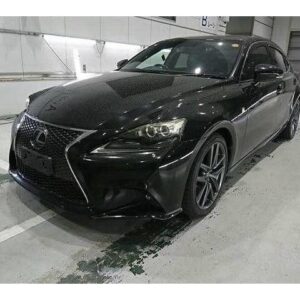 2014 Lexus Is black gasoline used car Japan export