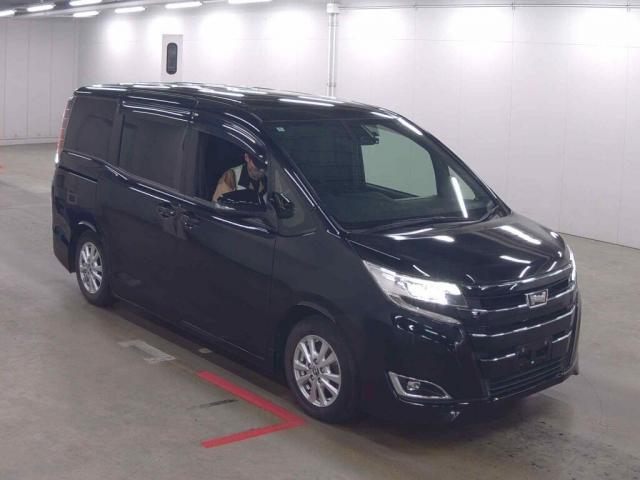 Ref:AUX-25138865 TOYOTA NOAH 2018 1 2018 Toyota Noah black gasoline used car Japan export