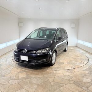2015 Volkswagen Sharan black gasoline used car Japan export
