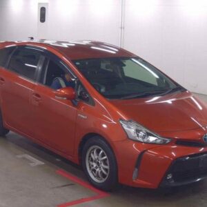 2015 Toyota Prius Alpha orange gasoline used car Japan export