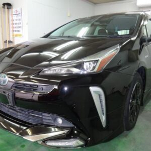2019 Toyota Prius black gasoline used car Japan export