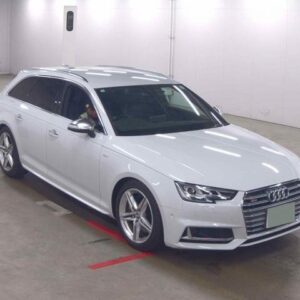 2017 Audi S4 Avant white gasoline used car Japan export