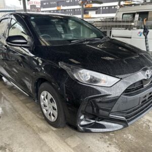 2023 Toyota Yaris black gasoline used car Japan export