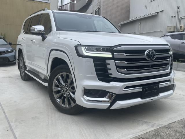 Ref:AUX-25143443 TOYOTA LAND CRUISER 2024 1 2024 Toyota Land Cruiser pearl gasoline used car Japan export