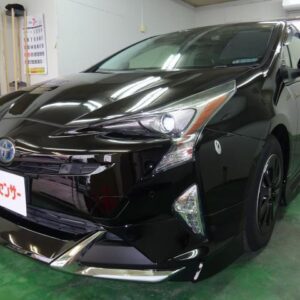 2017 Toyota Prius black gasoline used car Japan export