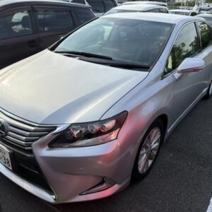 2014 Lexus Hs silver hybrid used car Japan export