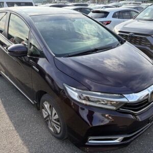 2021 Honda Shuttle purple hybrid used car Japan export
