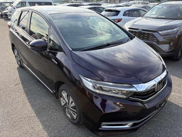 Ref:AUX-25143635 HONDA SHUTTLE 2021 1 2021 Honda Shuttle purple hybrid used car Japan export