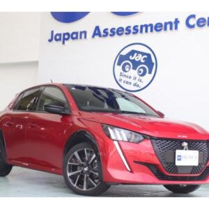 2022 Peugeot 208 red gasoline used car Japan export