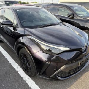 2022 Toyota C-Hr black gasoline used car Japan export