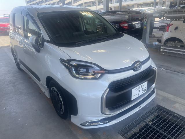 Ref:AUX-25143694 TOYOTA SIENTA 2024 1 2024 Toyota Sienta pearl hybrid used car Japan export