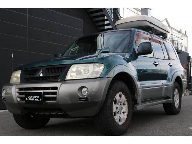Ref:AUX-25143747 MITSUBISHI PAJERO 2005 1 2005 Mitsubishi Pajero green gasoline used car Japan export