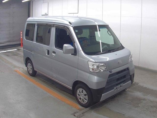 Ref:AUX-25152429 DAIHATSU HIJET CARGO 2019 1 2019 Daihatsu Hijet Cargo silver gasoline used car Japan export