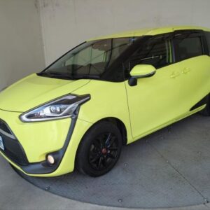 2017 Toyota Sienta yellow gasoline used car Japan export