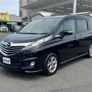 2013 Mazda Biante black gasoline used car Japan export