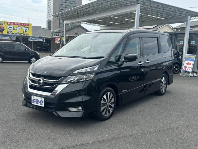 Ref:AUX-25153511 NISSAN SERENA 2017 1 2017 Nissan Serena black hybrid used car Japan export