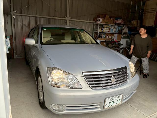 Ref:AUX-25158712 TOYOTA CROWN 2006 1 2006 Toyota Crown silver gasoline used car Japan export