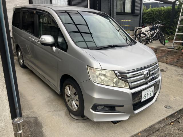 Ref:AUX-25158741 HONDA STEPWAGON SPADA 2009 1 2009 Honda Stepwagon Spada silver gasoline used car Japan export
