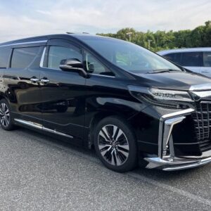 2020 Toyota Alphard black gasoline used car Japan export