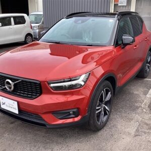 2021 Volvo Xc40 red gasoline used car Japan export