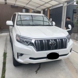 2023 Toyota Land Cruiser Prado pearl gasoline used car Japan export