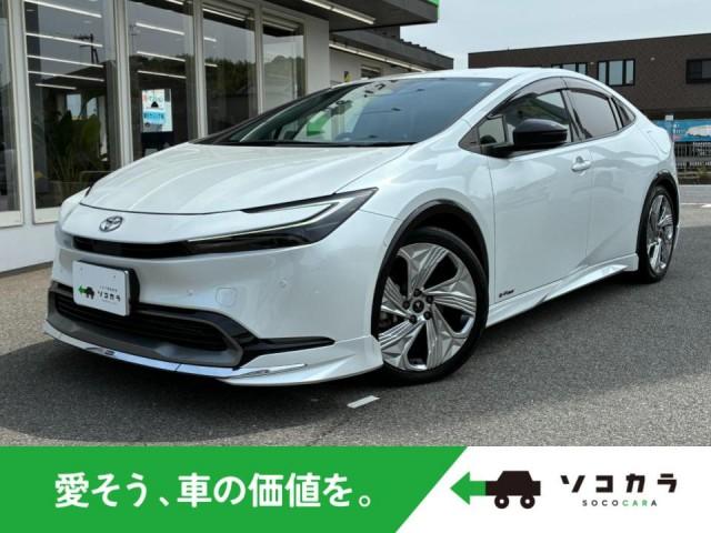Ref:AUX-25158960 TOYOTA PRIUS 2023 1 2023 Toyota Prius pearl gasoline used car Japan export