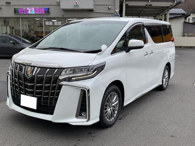 Ref:AUX-25158967 TOYOTA ALPHARD HYBRID 2022 1 2022 Toyota Alphard Hybrid pearl hybrid used car Japan export