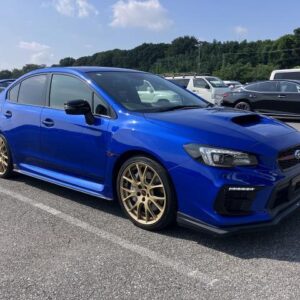 2020 Subaru Wrx Sti blue gasoline used car Japan export