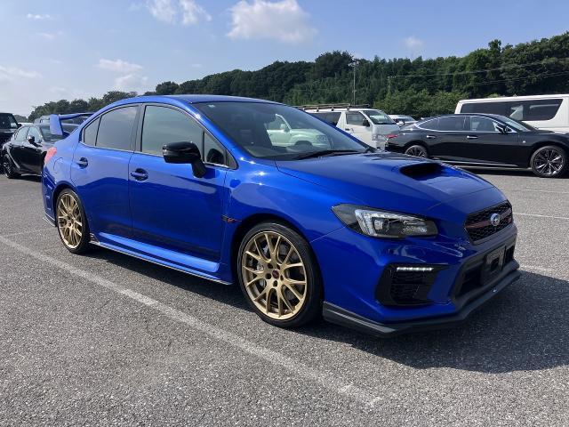 Ref:AUX-25158970 SUBARU WRX STI 2020 1 2020 Subaru Wrx Sti blue gasoline used car Japan export