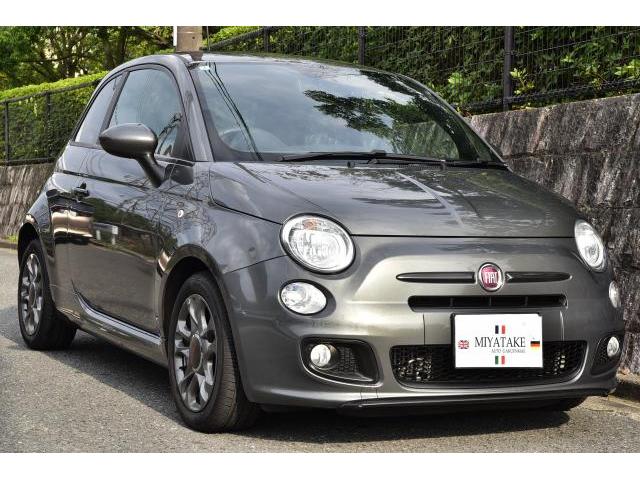 Ref:AUX-25160815 FIAT 500S 2013 1 2013 Fiat 500S gunmetal gasoline used car Japan export