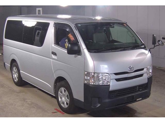 Ref:AUX-25163216 TOYOTA HIACE VAN 2019 1 2019 Toyota Hiace Van silver gasoline used car Japan export