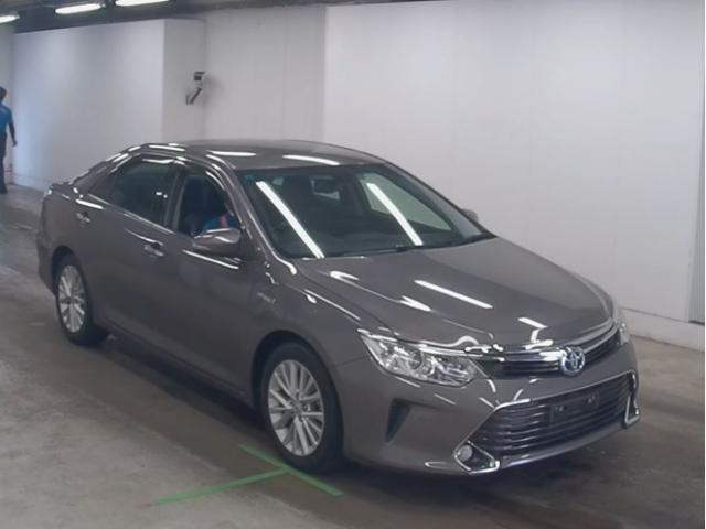 Ref:AUX-25163265 TOYOTA CAMRY 2017 1 2017 Toyota Camry gray gasoline used car Japan export