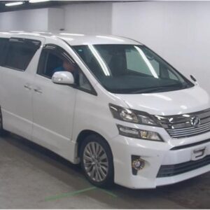 2014 Toyota Vellfire pearl gasoline used car Japan export