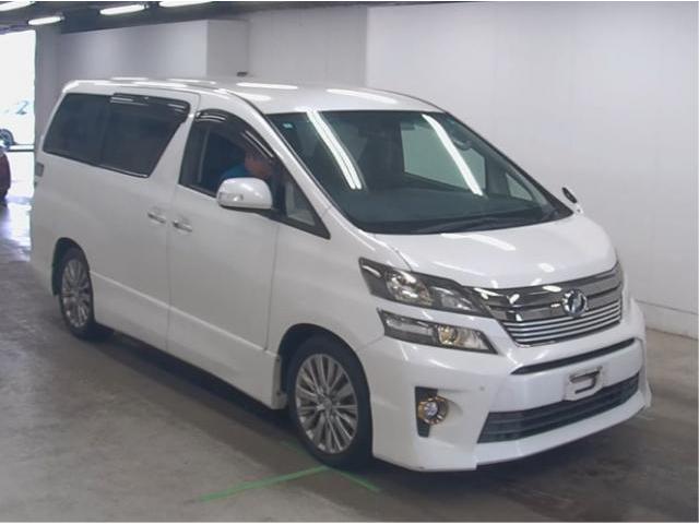 Ref:AUX-25163481 TOYOTA VELLFIRE 2014 1 2014 Toyota Vellfire pearl gasoline used car Japan export