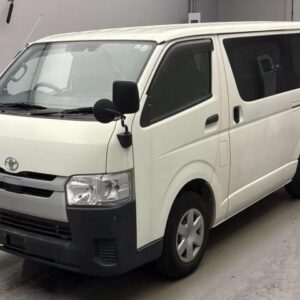 2020 Toyota Hiace Van white gasoline used car Japan export