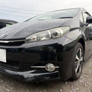 2016 Toyota Wish black gasoline used car Japan export