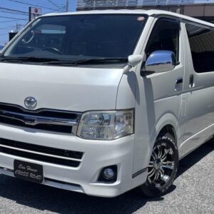 2011 Toyota Regius Ace Van pearl diesel used car Japan export