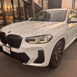 2022 Bmw X3 white diesel used car Japan export