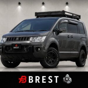 2018 Mitsubishi Delica D:5 gray diesel used car Japan export
