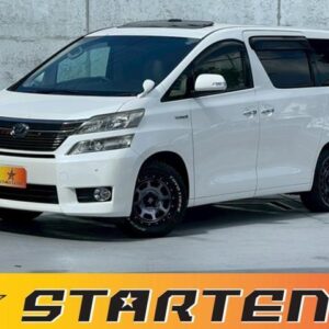 2013 Toyota Vellfire Hybrid pearl hybrid used car Japan export