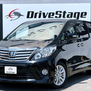 2013 Toyota Alphard black gasoline used car Japan export