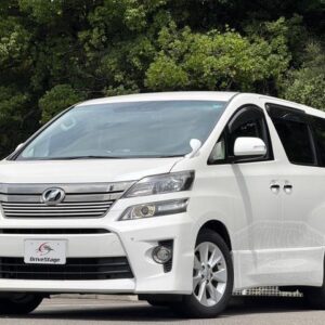 2013 Toyota Vellfire pearl gasoline used car Japan export