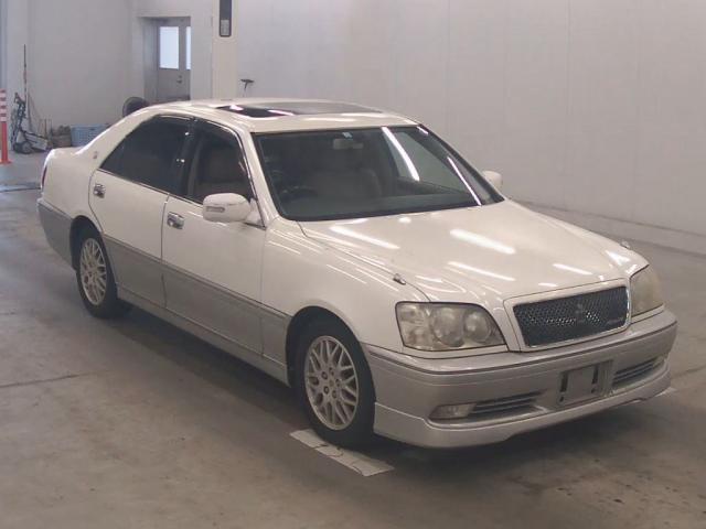 Ref:AUX-25178764 TOYOTA CROWN 2002 1 2002 Toyota Crown pearl gasoline used car Japan export
