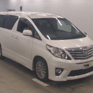 2013 Toyota Alphard pearl gasoline used car Japan export