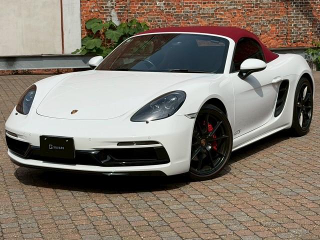Ref:AUX-25179452 PORSCHE 718 BOXSTER 2018 1 2018 Porsche 718 Boxster white gasoline used car Japan export