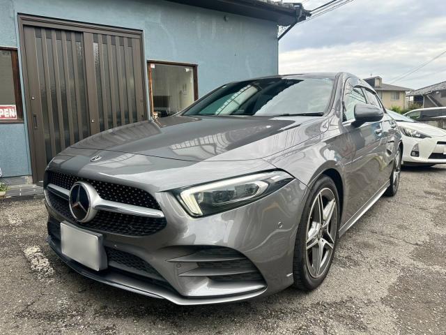 Ref:AUX-25179719 MERCEDES BENZ A-CLASS 2018 1 2018 Mercedes Benz A-Class gray gasoline used car Japan export