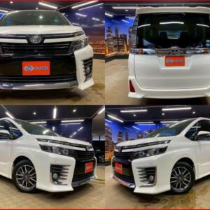 2014 Toyota Voxy white gasoline used car Japan export