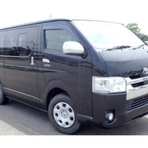 2019 Toyota Hiace Van black diesel used car Japan export