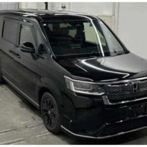 2022 Honda Stepwagon black gasoline used car Japan export