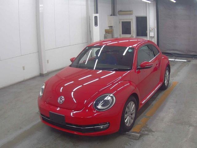 Ref:AUX-25179937 VOLKSWAGEN THE BEETLE 2015 1 2015 Volkswagen The Beetle red gasoline used car Japan export